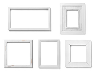 white frame wood background image