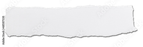 Fotomural white paper ripped message background