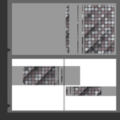 Wall Mural - Brochure Template Design.