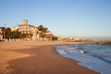 Canvas Print - Tamariz Beach in Estoril