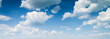 Leinwandbild Motiv blue sky background with clouds
