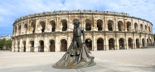 amphitheater in Nimes