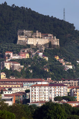 Canvas Print - Malaspina Castle in Massa, Italy