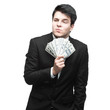 © photo-nuke - funny businessman holding money