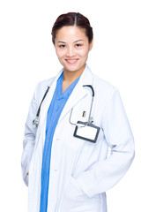 Poster - Asian medical woman doctor