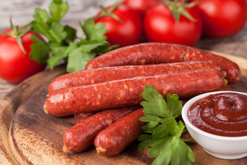 Canvas Print - sausages