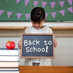 Poster - Composite image of back to school message