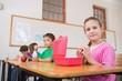 © WavebreakmediaMicro - Cute pupils having their lunch in classroom