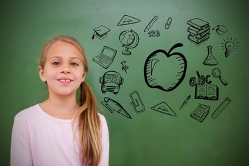Poster - Composite image of education doodles