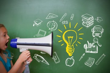 Poster - Composite image of education doodles