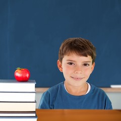 Poster - Composite image of cute boy smiling