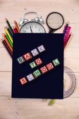 Poster - Composite image of back to school message