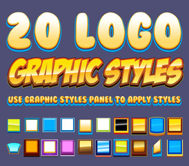 20 comic logo graphics styles