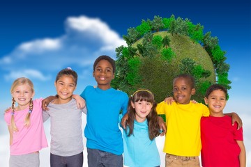Poster - composite image of elementary pupils smiling