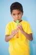 © WavebreakMediaMicro - Cute little boy playing the recorder in classroom
