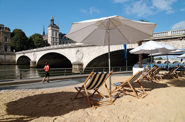 Wall Mural - Paris plage