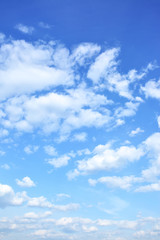 Wall Mural - blue sky with clouds