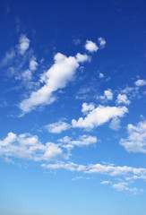Wall Mural - blue sky with clouds
