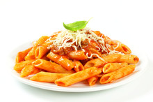 Penne With Meat Tomato Sauce