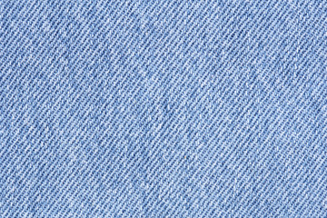 Poster - Close up of blue jean texture