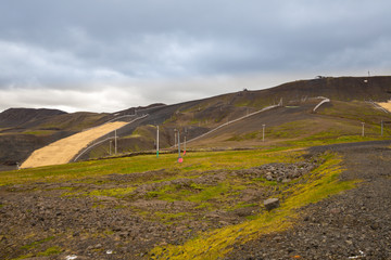  Panorama of Icelandic mountains