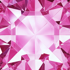 Poster - abstract diamond facet background - computer generated