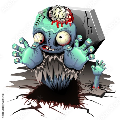 Zombie Monster Cartoon Doll