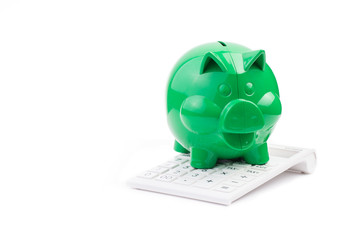 Piggy Bank With Calculator