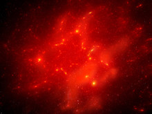 Red Fog In Space