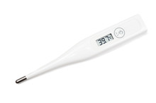Digital Thermometer Showing High Temperature