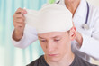 © Photographee.eu - Boy with trauma of the head