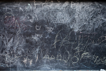 Dirty blackboard