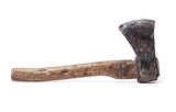 Fototapeta Big Ben - Old chopping axe