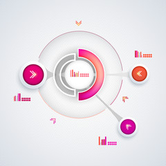 Wall Mural - Abstract template infographic