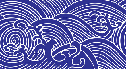 chinese wave pattern