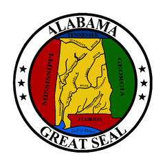 Wall Mural - Alabama State Seal