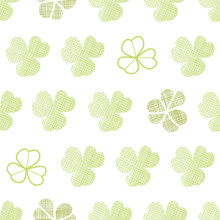 Clover Textile Textured Geometric Seamless Pattern Background