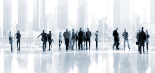 Wall Mural - group of people in the lobby business center