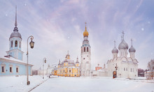 Winter Orthodox Kremlin