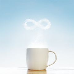 Wall Mural - Сoffee infinity symbol