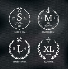 Wall Mural - Wear Size Emblems