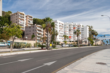 Wall Mural - Street view of Malaga