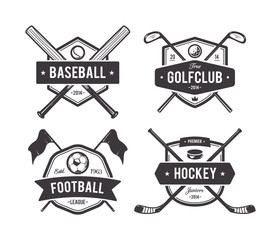 Wall Mural - Sport Vector Emblems