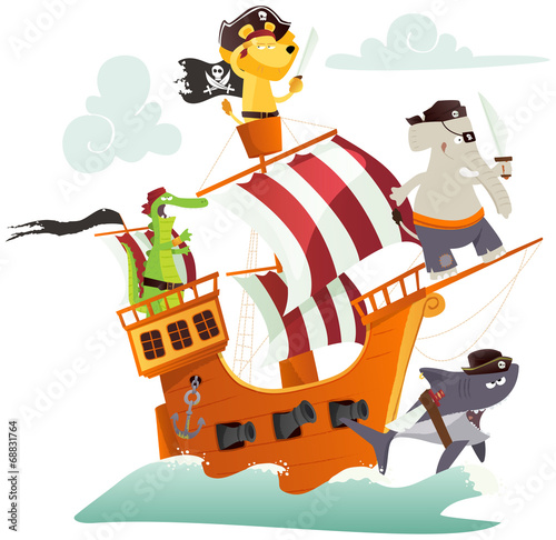 Animaux pirates à l’abordage