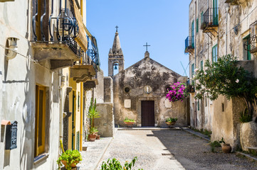 Wall Mural - Lipari old town church