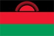 Illustration of the flag of Malawi