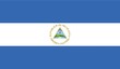 Illustration of the flag of Nicaragua