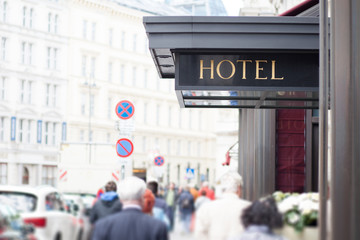 hotel sign outdoor