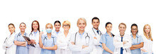 Team Or Group Of Doctors And Nurses