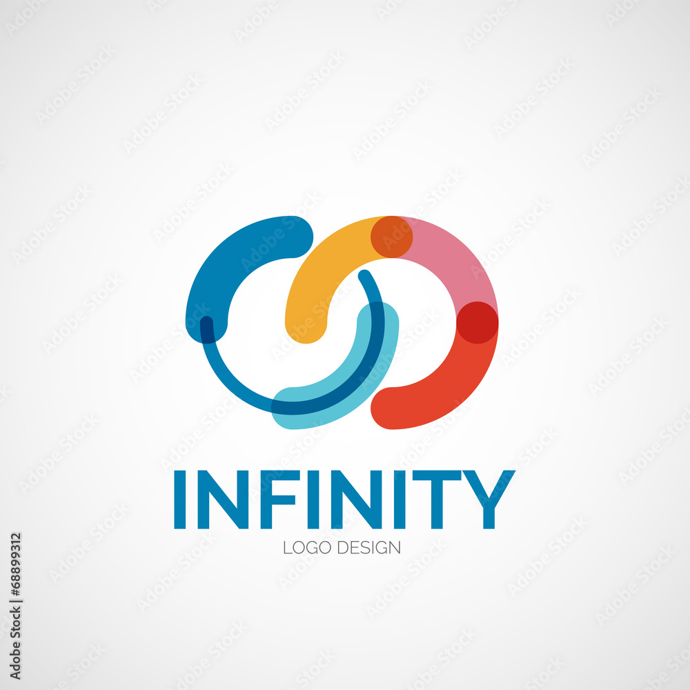 Vector abstract logo design Stock Vector | Adobe Stock